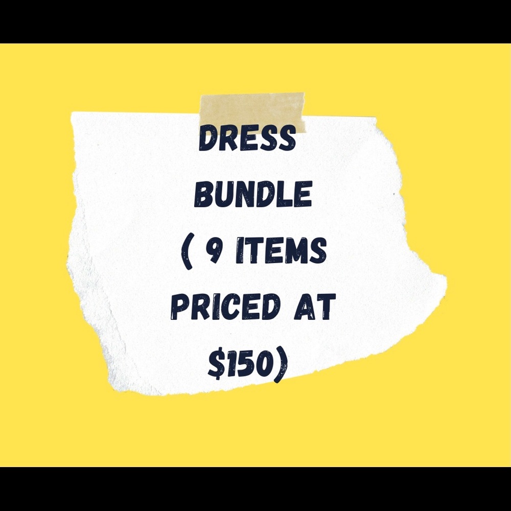 Dresses Bundle of 9 Items